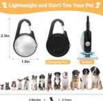 Dog Collar Light, 4 Modes Dog Lights for Night Walking, Rechargeable LED Pet Collar Light for Nighttime Clip on, IP68 Waterproof Pet Walking Accessories-2 Pack(Black) - Image 5