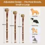 Kytely Leather Dog Doorbells to Go Outside, Brass Bells for Potty Training - Image 4