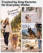 Taglory Rope Dog Leash for Medium Large Dogs, 6 FT Padded Handle, Red - Image 8
