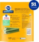 Pedigree Dentastix Small & Toy Breed Dental Dog Treats, Fresh, 51 Count - Image 7