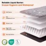 Waterproof Orthopedic Dog Bed for Extra Large Dogs with Bolster - Image 3
