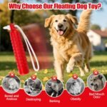 Dog Float Toy, Retriever Training Dummy, Floating Dog Toys for Water Fetch, Lightweight for Float on The Water Pool Fetch Rope, Interactive Pool Toy for Small to Large Dogs - Image 3