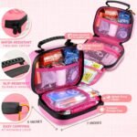 EVERLIT Pet Medic First Aid Kit | 95 Pcs Vet-Approved Medical, Outdoor & Emergency Supplies for Dogs, Cats, Animal Care | Travel-Friendly Compact Bag for Home, Car and Travel (Valentine Lace) - Image 3