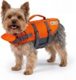 Outward Hound Granby Splash Dog Life Jacket, Life Vest, Orange, X-Small