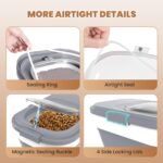 23-25Lbs Airtight Dog Food Storage Container,Collapsible Dog Food Container - Image 3