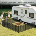 Thickened Outdoor Dog Fence, 40" H, 16 Panels for Yard & Camping - Image 4