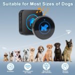 Dog Door Bell for Potty Training, Easy-Touch Wireless Dog Doorbell for Dogs to Go Outside, IP65 Waterproof, 1000ft Range, 55 Melodies & 5 Volume Levels, 1 Buttons - Image 4