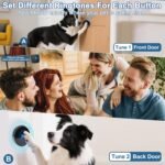 Dog Door Bell for Potty Training, Easy-Touch Wireless Dog Doorbell for Dogs to Go Outside, IP65 Waterproof, 1000ft Range, 55 Melodies & 5 Volume Levels, 1 Buttons - Image 8