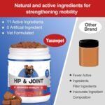 Hip & Joint Supplement Chews for Dogs – 200 Lamb Flavored Soft Chews with Glucosamine, MSM, Green Lipped Mussel, Turmeric, Collagen & Cod Liver Oil – Mobility Support for All Breeds & Ages - Image 4