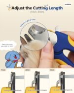 PETHROOM Professional Dog Nail Clipper with Safety Guard, Avoid Overcutting - Image 4