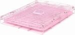 Carlson Pink Secure and Compact Single Door Metal Dog Crate, Small - Image 7