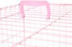 Carlson Pink Secure and Compact Single Door Metal Dog Crate, Small - Image 8