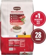 Nutrish Dry Dog Food, Beef, Pea & Brown Rice, 28 lb. Bag (Rachael Ray) - Image 3