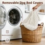 FURTIME Dog Beds Large Sized Dog, Washable Dog Bed for Crate, 35" - Image 4