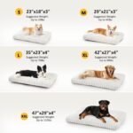 FURTIME Dog Beds Large Sized Dog, Washable Dog Bed for Crate, 35" - Image 5