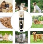 Highdas Dog Clippers for Grooming Low Noise, Cordless Electric Dog Grooming Kit Clippers Rechargeable, Quiet Dog Shaver, Pet Hair Trimmer Kit for Dogs & Cats (Gold) - Image 7