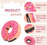 Supet Inflatable Dog Cone Collar Alternative After Surgery, Doggie Neck Donut Collar Recovery ECollar, Soft Dog Cone for Small Medium Large Dogs - Image 5