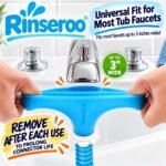 Rinseroo Slip-On Bathtub Faucet Sprayer Attachment, 5 Foot Hose - Image 3