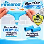 Rinseroo Slip-On Bathtub Faucet Sprayer Attachment, 5 Foot Hose - Image 4