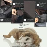 Lealchum Dog Booster Car Seat for Small/Medium Dogs Up to 35lbs,Elevated Cushion Fits in Front/Back Seat,Fully Detachable and Washable,2 Storage Pockets & Dog Leashes,Easy to Install(Black,Medium) - Image 3