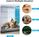 Dog Crate Pad Washable Dog Bed for Crate Medium Cozy Mat 30-Inch Gray - Image 3