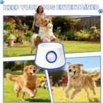 Automatic Ball Launcher for Dogs with 8 Balls - Adjustable Distance up to 50ft,Charger, Whistle & Storage Bag - Interactive Fetch Machine Toy for Indoor Outdoor Play, for Medium Large Breed Dogs - Image 3