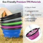 Collapsible Dog Bowl for Travel,2-Pack 12oz Pet Portable Water Food Bowls - Image 6