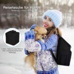 BAGLHER丨Dog Travel Bag, Airline Approved Pet Supplies Backpack, Dog Travel Backpack Accessories Set with 2 Silicone Collapsible Bowls and 2 Food Baskets. Black - Image 7
