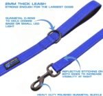 Max and Neo Double Handle Traffic Dog Leash - Reflective, Donates to Dog Rescue (Black, 6 FT) - Image 4