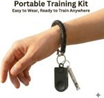 Dog Training Clicker and Whistle Set, 2-in-1 Positive Reinforcement Tool for Puppies, Dogs and Cats, Behavior Correction Device, Dog Training Tool Kit, Black - Image 4
