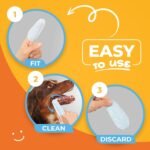 Paw Science Dog & Cat Teeth Cleaning Wipes - Dental Finger Wipes for Cats & Dogs - Pet Toothbrush & Tooth Brushing Kit - Effective Teeth Cleaner (Unscented) - Image 5
