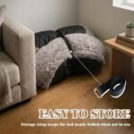 WROS Human Dog Bed for Adult, 71"x45"x12" Giant Calming Nest Bed, RustWhite - Image 7