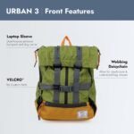 K9 Sport Sack Urban 3 - Small, Leafy - Ideal for Dogs with 13-16” Back Length - Dual-Use, Backpack-Style Carrier + Everyday Pack - Image 3