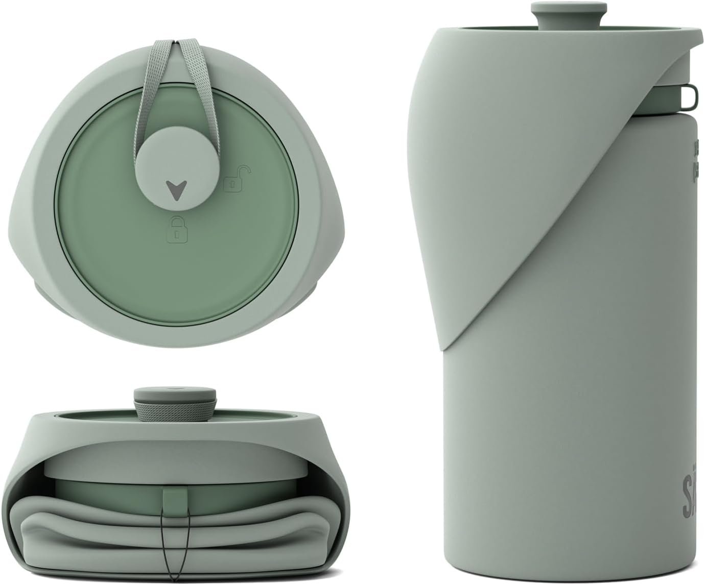 SÄKER Portable Dog Water Bottle, Collapsible Water Bottle for Dogs Perfect for Walking, Hiking and Outdoors | Works as a Portable Water Bowl | Designed in Montreal – 350ml SÄKER Portable Dog Water Bottle, Collapsible Water Bottle for Dogs Perfect for Walking, Hiking and Outdoors | Works as a Portable Water Bowl | Designed in Montreal – 350ml