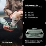 SÄKER Portable Dog Water Bottle, Collapsible Water Bottle for Dogs Perfect for Walking, Hiking and Outdoors | Works as a Portable Water Bowl | Designed in Montreal - 350ml - Image 5