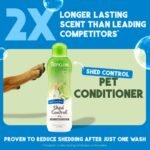 TropiClean Deshedding Dog Conditioner, Reduces Shedding, Softens Coat, 20oz - Image 2