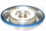 Mr. Peanut's Stainless Steel Interactive Slow Feed Dog Bowl with a Blue Silicone Base, Fun Healthy Bloat Stop Feeder (Medium) - Image 4