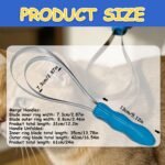 Deshedding Tool Grooming Brush for Horse Dog Cat(Double Loop) - Image 2