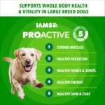 IAMS Proactive Health Large Breed Dry Dog Food, Chicken, 15 lb - Image 3