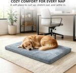 Dual-Layer Memory Foam Dog Bed for Large Dogs, Waterproof Washable Cover - Image 3