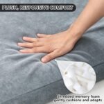 Dual-Layer Memory Foam Dog Bed for Large Dogs, Waterproof Washable Cover - Image 4