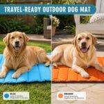 Waterproof Outdoor Dog Bed, Foldable Travel Camping Dog Mat with Carry Bag - Image 8