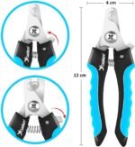 Candure Pet Nail Clippers, Bright Blue, Medium to Small Pets - Image 2