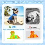 PUPTECK Dog Cooling Vest, Breathable Mesh PVA Dog Shirt, Lightweight Soft Instant Chill Sleeveless Pet Clothes, Adjustable Cooler Jacket Puppy Outfit for Hot Summer Outdoor, Blue Bear M - Image 7