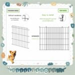 Dog Crate Divider Panel 2-Pack, 27.95" H x 19.96-36.61" W, Glossy Black - Image 4
