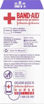 BAND-AID Brand Cushion-Care Gauze Pads, Medium Size, 3 in x 3 in, 10 Count - Image 4