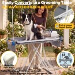 PAWZIDEA 2-in-1 Dog Bathtub & Grooming Table 43" for Medium to Large Dogs - Image 4