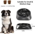 YINEYA Slow Feeder Dog Bowl for Medium Dogs, 2-Cup Puzzle Feeder Bowl - Image 5