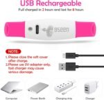 Led Dog Collar,BSEEN USB Rechargeable Light up Flash Dog Necklace - Image 3