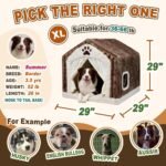 Luxury Dog House Indoor, Warm Double-Layer Dog Cave Bed - Image 3